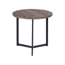 Side Table Dark Wood with Black TIPPO