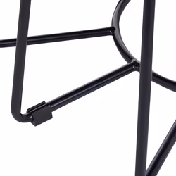 Coffee Table BERNIE Tempered Glass Black Marble - Additional view 4