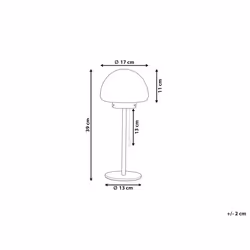 Table Lamp MORUGA Metal Silver