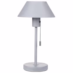 Table Lamp CAPARO Metal Light Grey