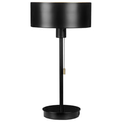 Table Lamp ARIPO with USB Port Metal Black