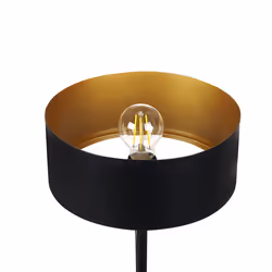 Table Lamp ARIPO with USB Port Metal Black