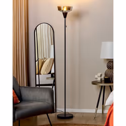 Floor Lamp TALPARO Metal Silver
