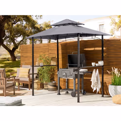 Gazebo NARO Metal 240 cm 148 cm Grey - Additional view 4