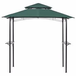 Gazebo NARO Metal 240 cm 148 cm Dark Green