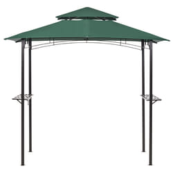 Gazebo NARO Metal 240 cm 148 cm Dark Green