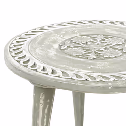Set of 2 Side Tables EKAMBA Mango Wood Light Green