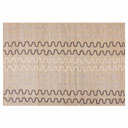 Jute Area Rug 140 x 200 cm Beige SOGUT