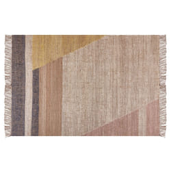 Jute Area Rug 140 x 200 cm Brown SAMLAR