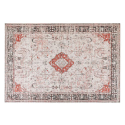 Cotton Area Rug 160 x 230 cm Red and Beige ATTERA