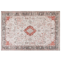 Cotton Area Rug 200 x 300 cm Red and Beige ATTERA