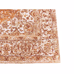 Cotton Area Rug 80 x 150 cm Orange HAYAT