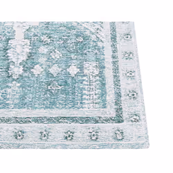 Cotton Area Rug 160 x 230 cm Mint Green FULLA