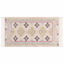 Jute Area Rug 80 x 150 cm Multicolour TERKOS