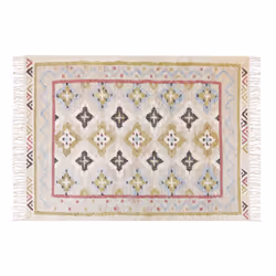 Jute Area Rug 140 x 200 cm Multicolour TERKOS