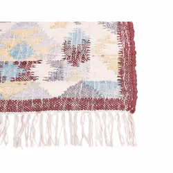 Jute Area Rug 140 x 200 cm Multicolour FENER