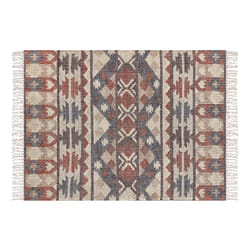 Jute Area Rug 140 x 200 cm Multicolour KALFA