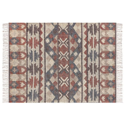 Jute Area Rug 160 x 230 cm Multicolour KALFA