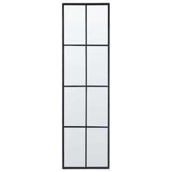 Wall Mirror CAMON 38 cm 132 cm Metal Black