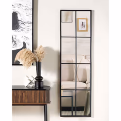 Wall Mirror CAMON 38 cm 132 cm Metal Black - Additional view 4