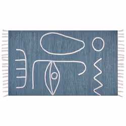 Outdoor Area Rug 80 x 150 cm Blue YAVU