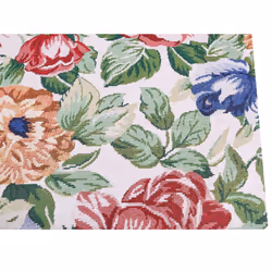 Cotton Area Rug 140 x 200 cm Multicolour FARWAN