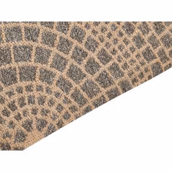 Jute Area Rug 80 x 150 cm Beige and Grey ARIBA