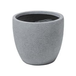 Plant Pot 36 x 36 x 32 cm Grey KANNIA