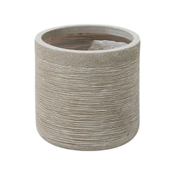 Plant Pot 26 x 26 x 25 cm Beige SAMOS