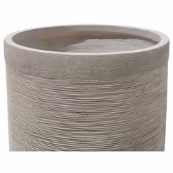 Plant Pot 26 x 26 x 25 cm Beige SAMOS