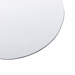 Wall Mirror BAGNEUX 50 cm 55 cm Silver