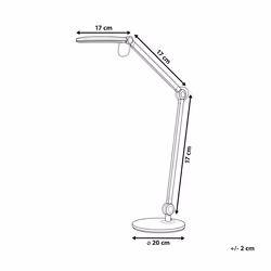 LED Desk Lamp ERIDANUS with Dimmer Metal Black