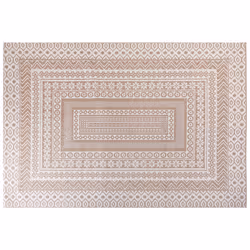 Area Rug 160 x 230 cm Beige and White BAGLAR