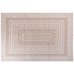 Area Rug 200 x 300 cm Beige and White BAGLAR