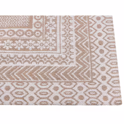 Area Rug 200 x 300 cm Beige and White BAGLAR