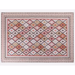 Cotton Area Rug 160 x 230 cm Multicolour ANADAG