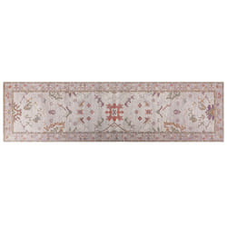 Cotton Runner Rug 80 x 300 cm Beige YANOBA
