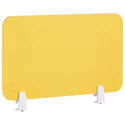 Desk Screen 72 x 40 cm Yellow WALLY