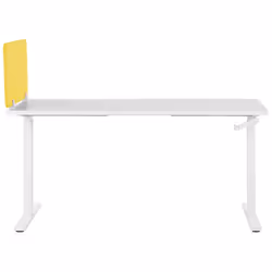 Desk Screen 72 x 40 cm Yellow WALLY