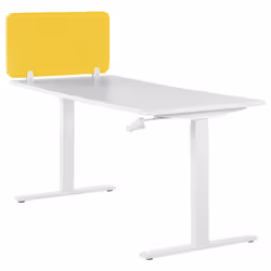 Desk Screen 72 x 40 cm Yellow WALLY