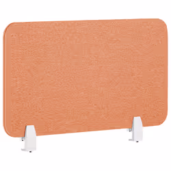Desk Screen 72 x 40 cm Light Red WALLY