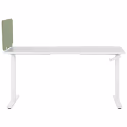 Desk Screen 80 x 40 cm Green WALLY