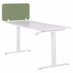 Desk Screen 80 x 40 cm Green WALLY