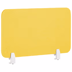 Desk Screen 80 x 40 cm Yellow WALLY