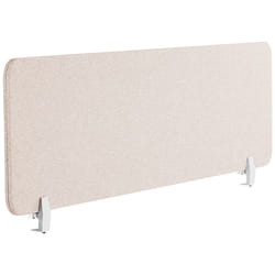 Desk Screen 160 x 40 cm Beige WALLY