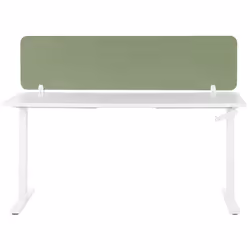 Desk Screen 160 x 40 cm Green WALLY