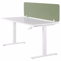 Desk Screen 160 x 40 cm Green WALLY