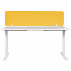 Desk Screen 160 x 40 cm Yellow WALLY