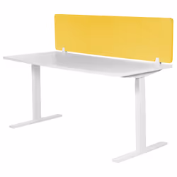 Desk Screen 160 x 40 cm Yellow WALLY