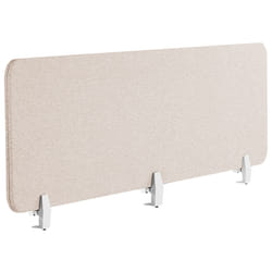Desk Screen 180 x 40 cm Beige WALLY